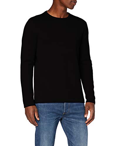 ONLY & SONS Herren Onspanter 12 Struc Crew Neck Knit Noos Pullover, Black, XS EU von ONLY & SONS