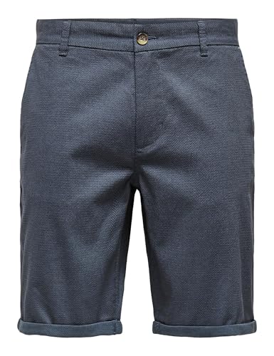 ONLY & SONS Herren ONSPETER Dobby 0058 Shorts NOOS Chinoshorts, Bering Sea, S von ONLY & SONS