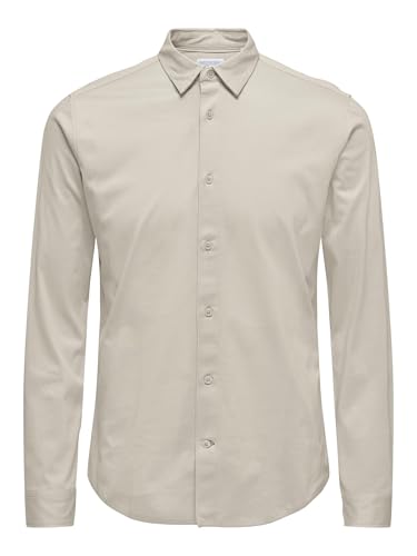 ONLY & SONS Herren ONSROBIN B/U LS Stretch Shirt NOOS Hemd, Moonstruck, XL von ONLY & SONS