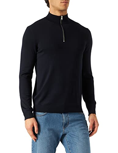 ONLY & SONS Herren ONSWYLER Life REG 14 Half Zip Knit NOOS Strickpullover, Dark Navy, M von ONLY & SONS