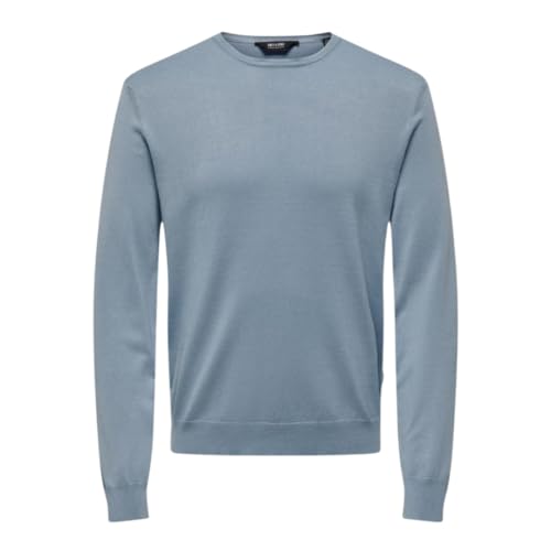 ONLY & SONS Herren ONSWYLER Life REG 14 LS Crew Knit NOOS Pullover, Skyway, Medium von ONLY & SONS