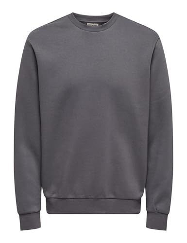 ONLY & SONS Herren Onsceres Crew Neck Noos, Rabbit, M von Only & Sons