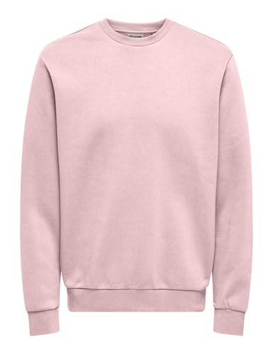 ONLY & SONS Herren Onsceres Crew Neck Noos, Veiled Pink, L von ONLY & SONS