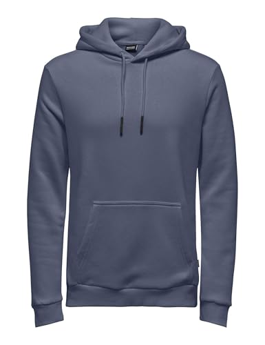 ONLY & SONS Herren Onsceres Hoodie Sweat Noos, Vintage Indigo, L von ONLY & SONS