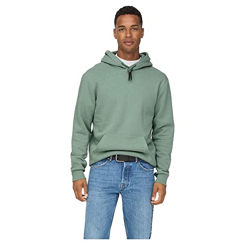 ONLY & SONS Herren Hoodie Kapuzenpullover ONSCERES XS S M L XL XXL Baumwolle, Größe:M, Farbe:Chinois Green 22018685 von ONLY & SONS