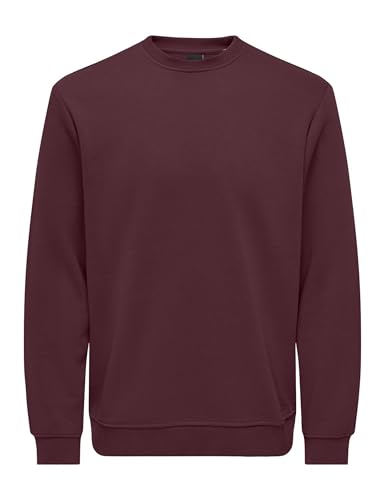 ONLY & SONS Herren Onsconnor Life Reg Crew Neck Sweat Noos, Port Royale, XS von ONLY & SONS