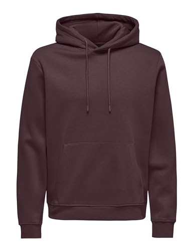 ONLY & SONS Herren Onsconnor Reg Sweat Hoodie Noos Kapuzenpullover, Fudge, XL EU von ONLY & SONS