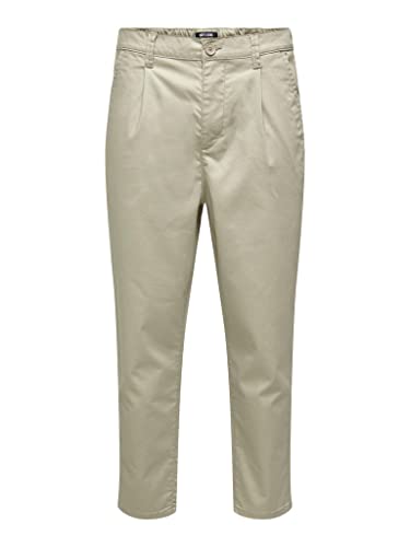 ONLY & SONS Herren Onsdew Chino Tapered Pk 1486 Noos Hose, Chinchilla, 29W / 30L EU von ONLY & SONS