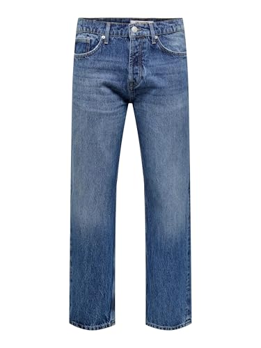 ONLY & SONS Herren Jeans ONSEDGE Loose 4939 - Relaxed Fit - Medium Blue Denim, Größe:29W / 34L, Farbvariante:Medium Blue Denim 22024939 ONLY & SONS Herren Jeans ONSEDGE Loose 4939 - Relaxed Fit - Medium Blue Denim, Größe:29W / 34L, Farbvariante:Medium Blue Denim 22024939 von ONLY & SONS