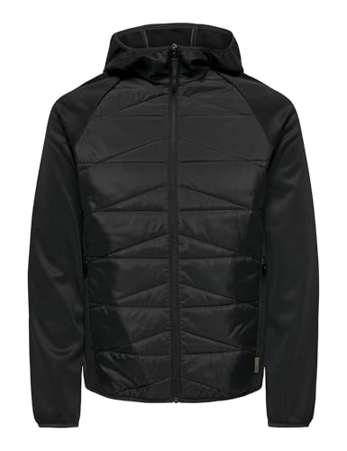 ONLY & SONS Herren Onslan Mix Jacket OTW Noos, Black, x_s von ONLY & SONS