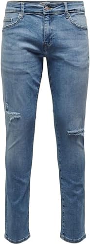 ONLY & SONS Herren Onsloom Slim Light Blue 3230 Jeans, Blue Denim, 32W / 30L EU von ONLY & SONS