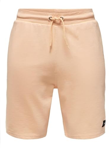 ONLY & SONS Herren Onsneil Sweat Shorts, Peach Nectar, XL von ONLY & SONS