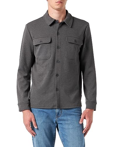 ONLY & SONS Herren Onsnewkodyl Overshirt Sweat Noos, Black/Pattern:melange, M von ONLY & SONS