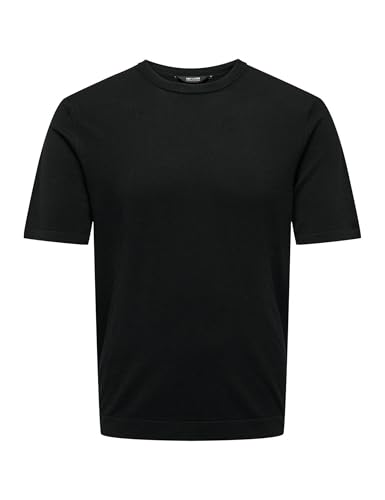 ONLY & SONS Herren Onswyler Life Reg 14 Ss Knit, Schwarz, XXL ONLY & SONS Herren Onswyler Life Reg 14 Ss Knit, Schwarz, XXL von ONLY & SONS