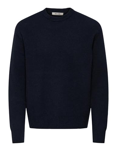 ONLY & SONS Herren Pullover 22033783 Dark Sapphire L von Only & Sons