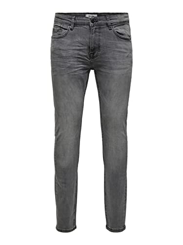 ONLY & SONS Male Skinny Jeans ONSWARP Niedrige Taille Skinny Fit Jeans von ONLY & SONS