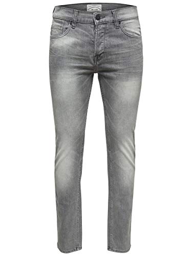 ONLY & SONS Herren onsLOOM DCC 8532 NOOS Slim Jeans, Grau (Grey Denim), 29W / 34L von ONLY & SONS