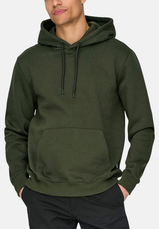 ONLY & SONS Hoodie Connor (1-tlg) Sweatshirt / Hoodie - Atmungsaktiv - Hoodie mit lässigem Look von ONLY & SONS