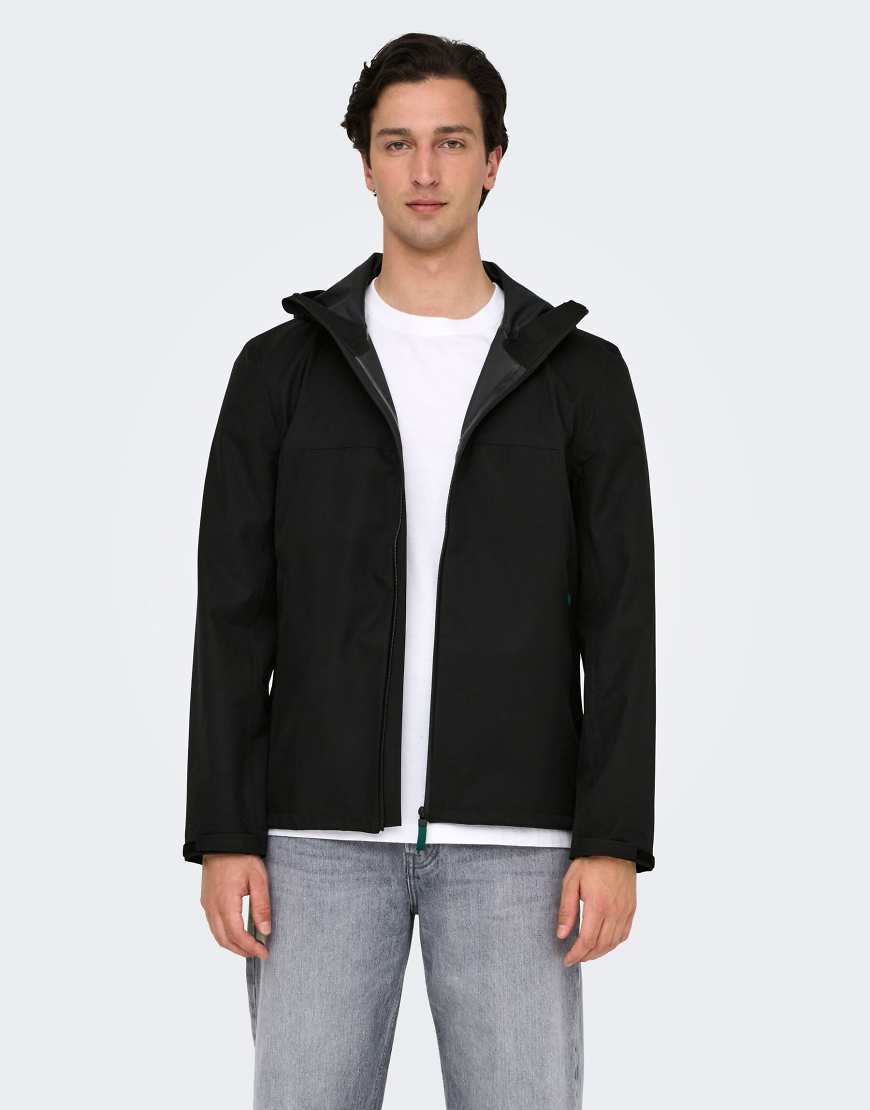 ONLY & SONS - Jacke in Schwarz von ONLY & SONS
