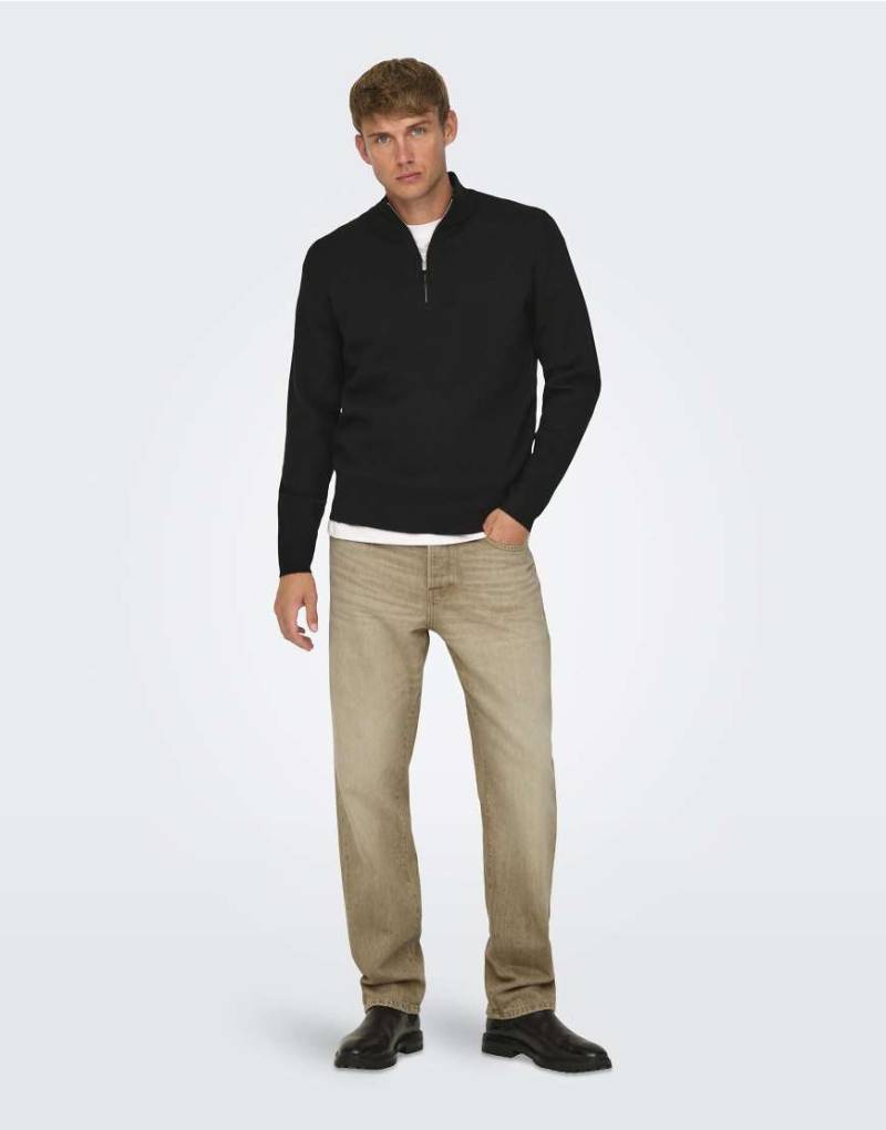 ONLY & SONS - Jeans in Beige mit normaler Passform-Neutral von ONLY & SONS