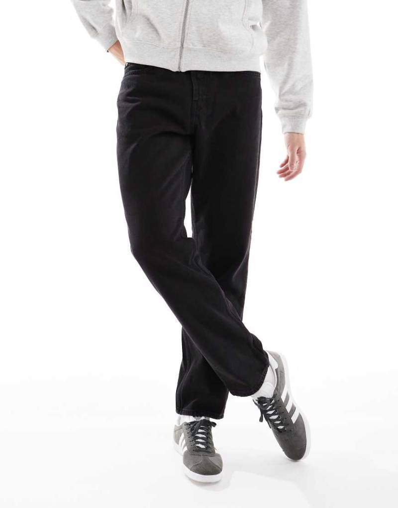 ONLY & SONS - Jeans in schwarzer Waschung mit geradem Schnitt von ONLY & SONS