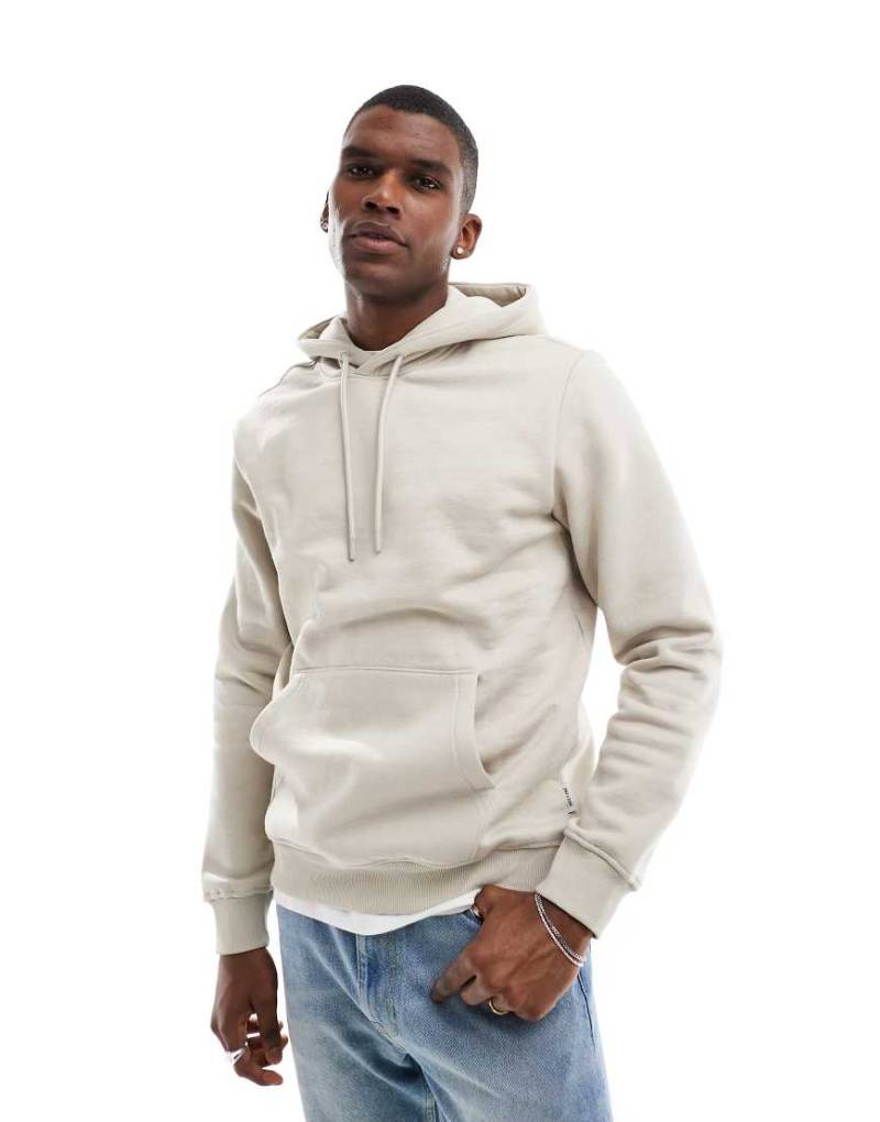 ONLY & SONS - Kapuzenpullover in Steinbeige-Neutral von ONLY & SONS