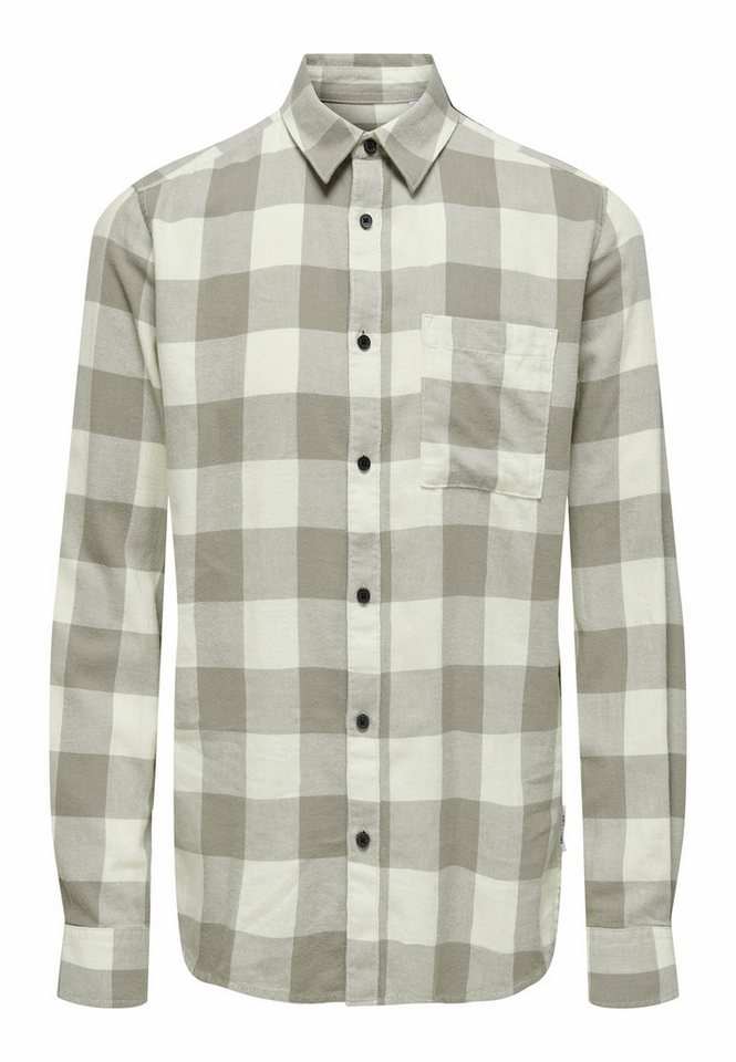 ONLY & SONS Karohemd KaroHemd für Herren (1-tlg) von ONLY & SONS
