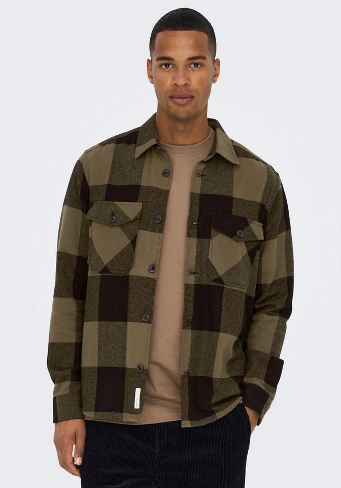 ONLY & SONS Karohemd MILO LIFE CHECK OVERSHIRT von ONLY & SONS