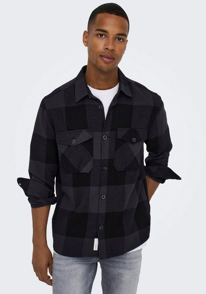 ONLY & SONS Karohemd MILO LIFE CHECK OVERSHIRT von ONLY & SONS