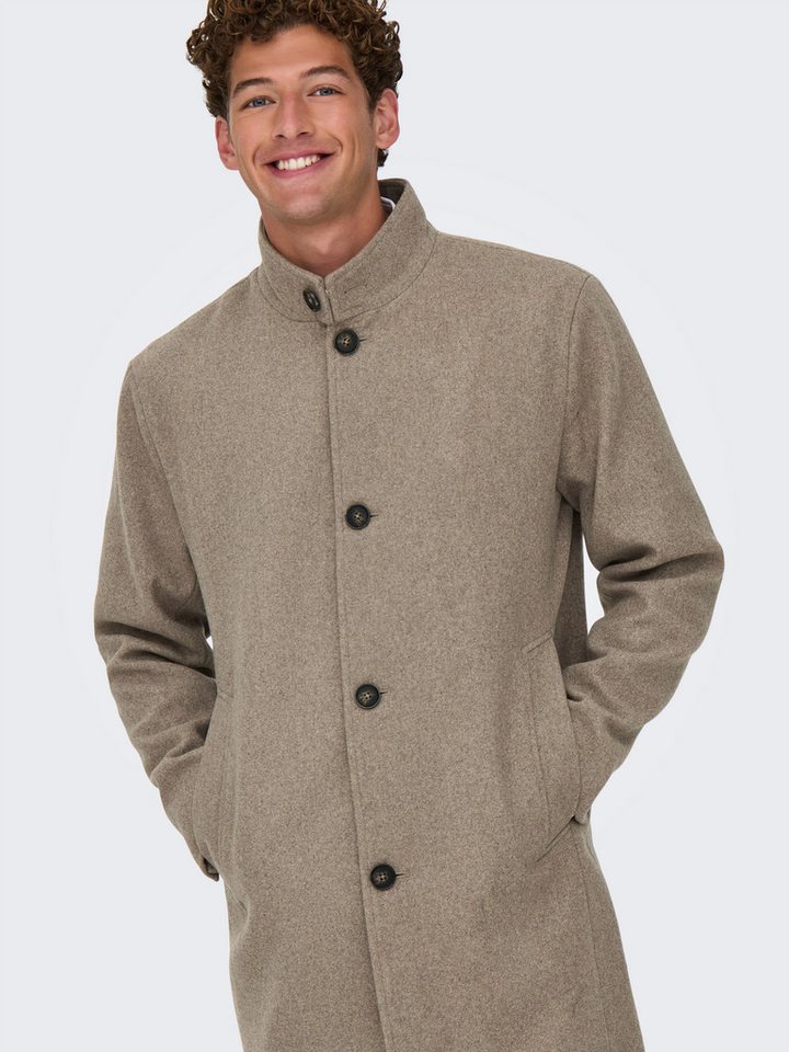 ONLY & SONS Kurzmantel ONSCHARLES WOOL COAT OTW von ONLY & SONS