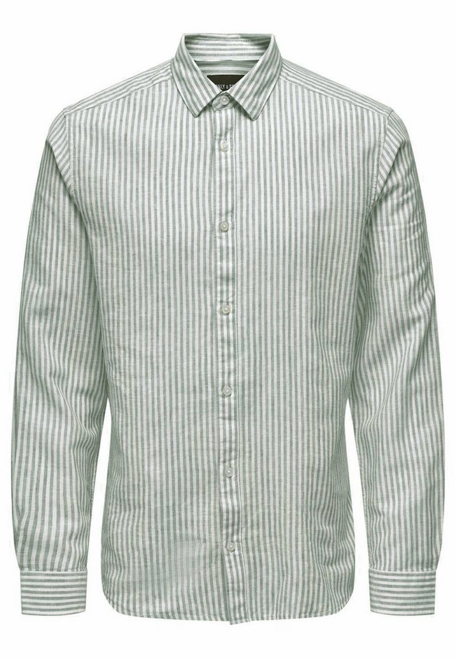 ONLY & SONS Langarmhemd Langarm Business Hemd für Herren (1-tlg) von ONLY & SONS