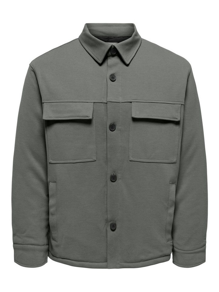 ONLY & SONS Langarmhemd ONSNEWKODYL SHACKET SWEAT von ONLY & SONS