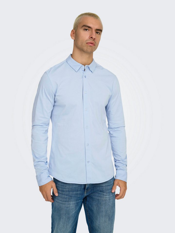 ONLY & SONS Langarmhemd ONSROBIN B/U LS STRETCH SHIRT NOOS von ONLY & SONS