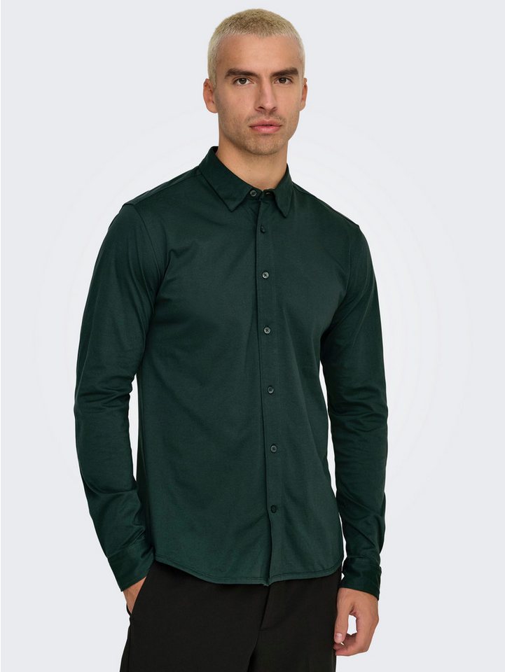ONLY & SONS Langarmhemd ONSROBIN B/U LS STRETCH SHIRT NOOS von ONLY & SONS