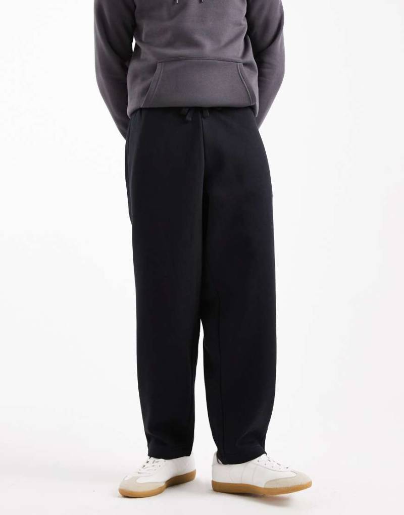 ONLY & SONS - Locker geschnittene Jogginghose in Schwarz-Grün von ONLY & SONS