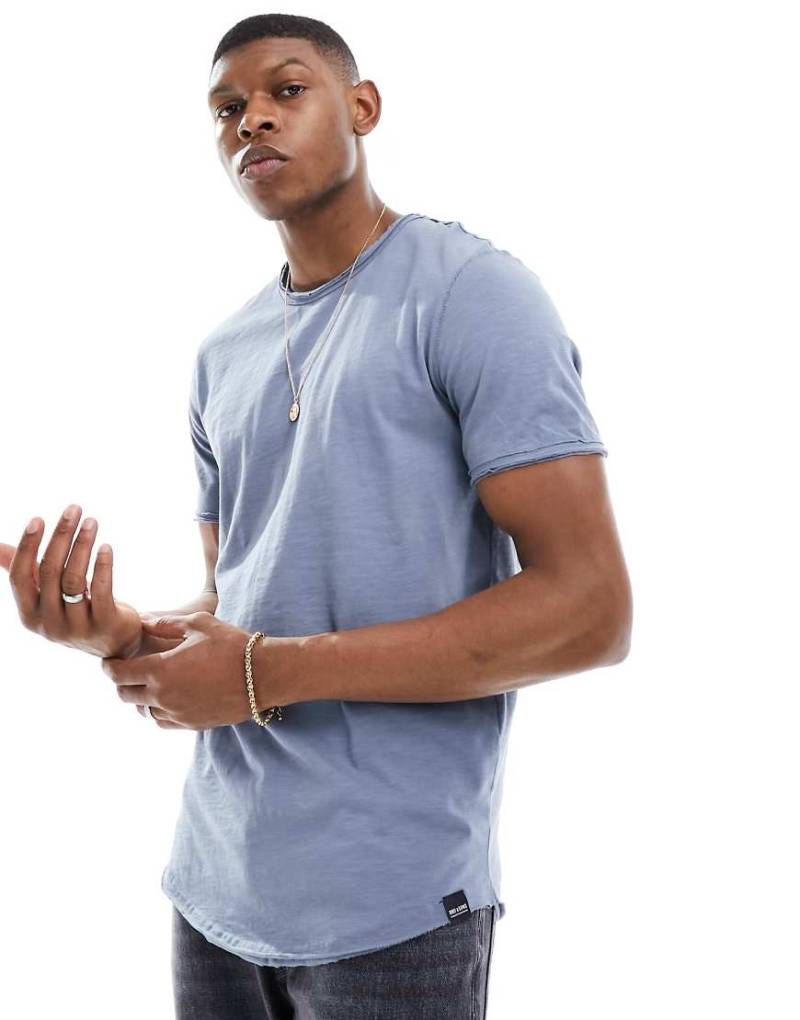 Only & Sons - Basic-T-Shirt in Hellblau Only & Sons - Basic-T-Shirt in Hellblau von ONLY & SONS