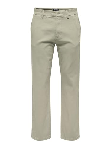 ONLY & SONS Male Chino Hose Locker geschnitten Mid Rise Hose von ONLY & SONS