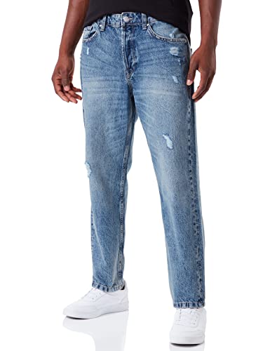 ONLY & SONS Herren Onsavi Beam Tap Crop Blue Pk 2839 Noos Jeans, Blue Denim, 28W / 30L EU von ONLY & SONS