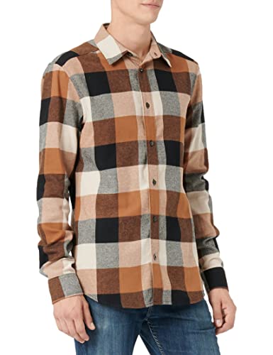 ONLY & SONS Men's ONSGUDMUND LS 3T Check Shirt NOOS Hemd, Silver Lining, L von ONLY & SONS