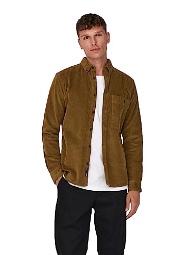 ONLY & SONS Male Hemd Normal geschnitten Button-Down Kragen Hemd von ONLY & SONS