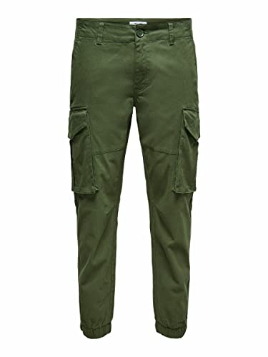 ONLY & SONS Herren Onskim Life Cargo Pg 0490 Noos Hose, Olive Night, 30 EU von ONLY & SONS