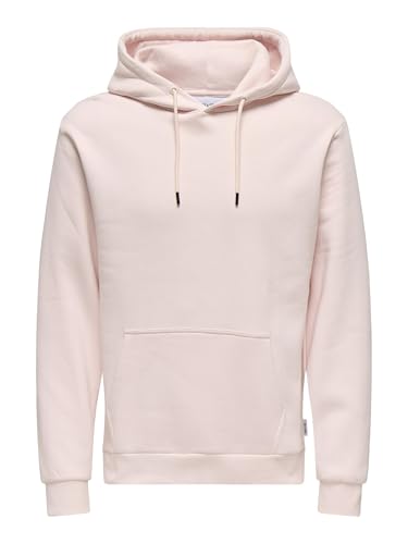 ONLY & SONS Herren Onsceres Hoodie Sweat Noos Kapuzenpullover, Barely Pink, S EU von ONLY & SONS