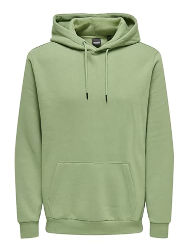 ONLY & SONS Male Kapuzenpullover Normal geschnitten Kapuze Sweatshirt von ONLY & SONS