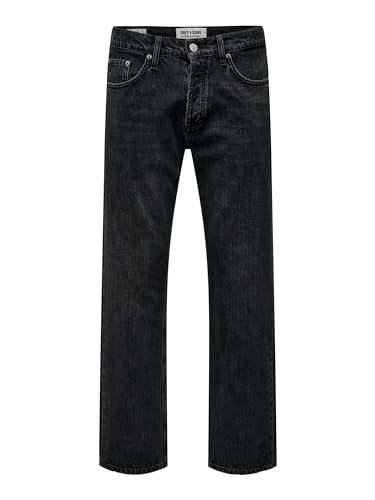 ONLY & SONS Male Locker geschnitten ONSEDGE Loose BLK OD 6985 DNM Jeans NOOS von Only & Sons