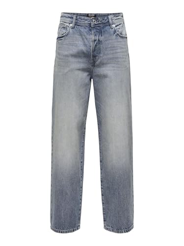 ONLY & SONS Male Locker geschnitten ONSFADE Mittlere Taille Locker geschnitten Jeans von Only & Sons