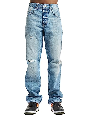 ONLY & SONS Herren Jeans ONSEDGE Loose 4067 - Relaxed Fit - Blau - Light Blue, Größe:29W / 30L, Farbvariante:Light Blue Denim 22024067 von ONLY & SONS