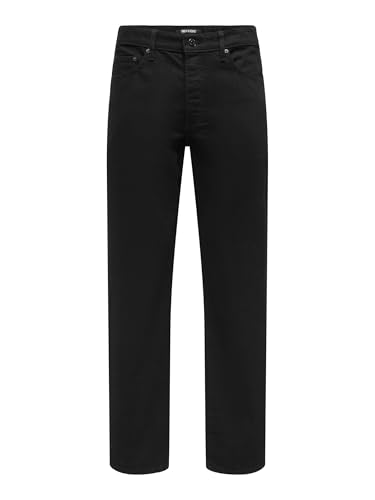 ONLY & SONS Male Normal geschnitten Jeans ONSEDGE Mid Rise Gerade geschnitten Jeans von ONLY & SONS