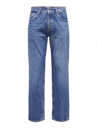 ONLY & SONS Male Normal geschnitten Jeans ONSEDGE Mid Rise Gerade geschnitten Jeans von ONLY & SONS