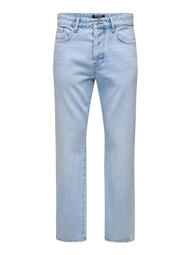 ONLY & SONS Male Normal geschnitten Jeans ONSEDGE Mittlere Taille Gerade geschnitten Jeans von ONLY & SONS