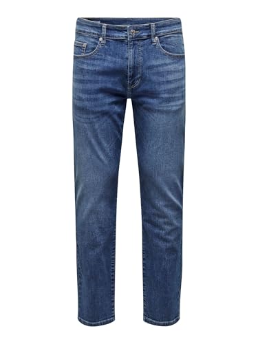 ONLY & SONS Male Slim Fit Jeans ONSWEFT Mittlere Taille Normal geschnitten Jeans von ONLY & SONS